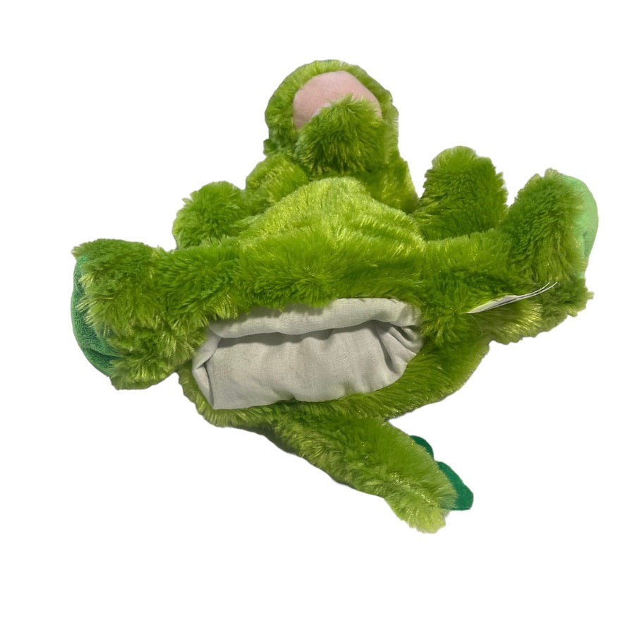 KELLYTOY Green Dragon Plush Hand Puppet or Golf Club Head Cover in Good Preowned Condition