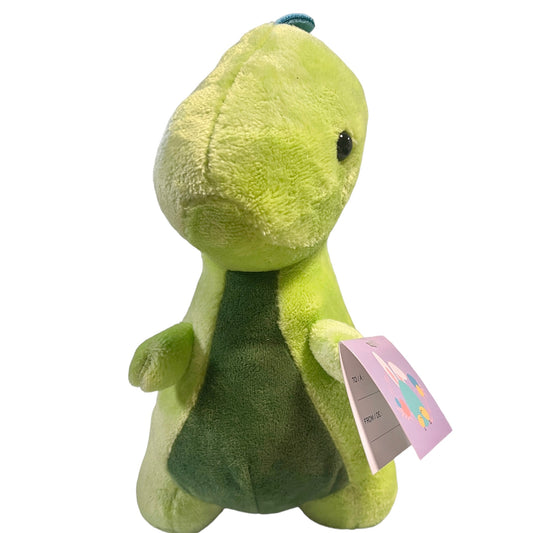 Shopper's Drug Mart Animal Adventure Lime Green Dinosaur Plush 10" StuffedAnimal Toy UWT