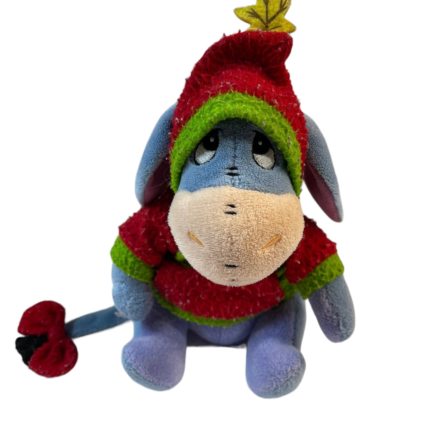 Disney Eeyore & Tigger Plush Bean Bag Toys in Fuzzy Tree Hoodies