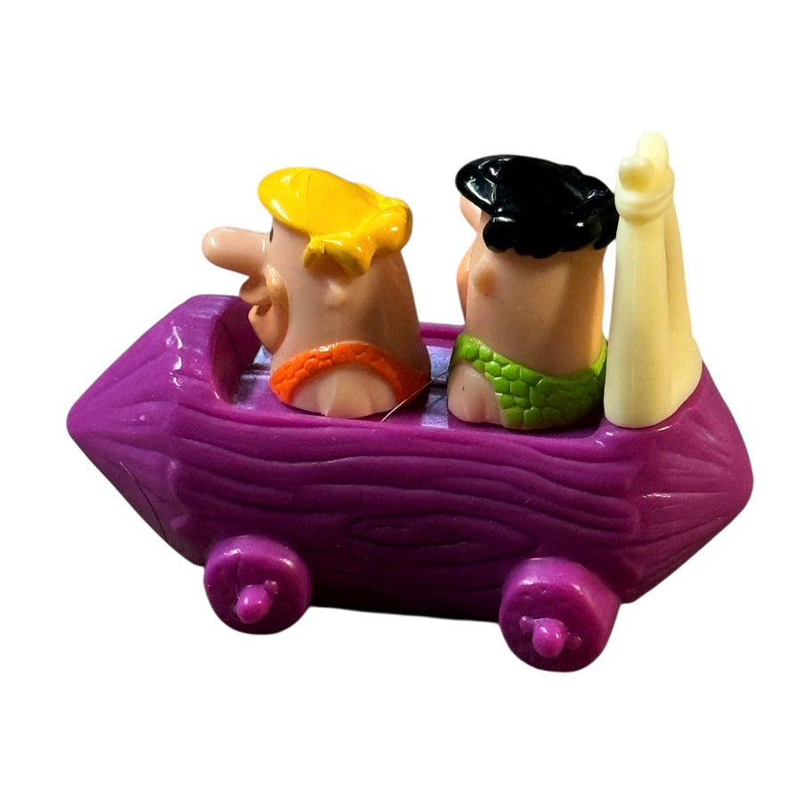 Flintstone Fast Food Memorabilia; Vintage Brontosaurus Burger Drive In & 2 Classic Cars