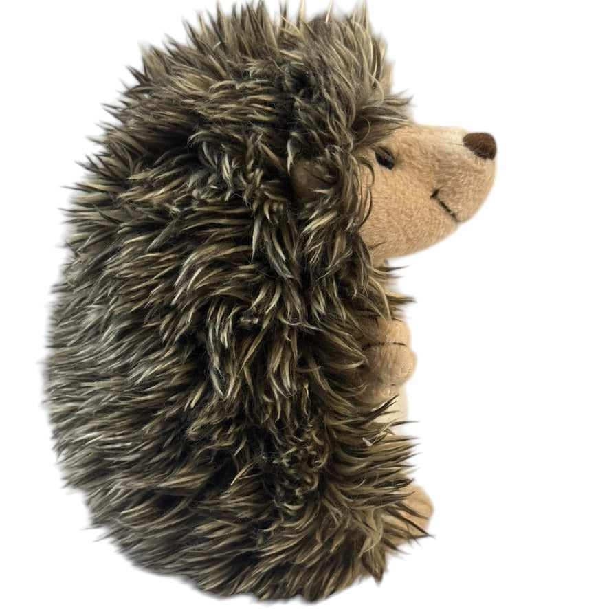 Adorable 5.5" TY Hedgehog,'Prickles', Streaked Coat & Appropriately Beady Black Eyes in EUC