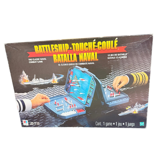 BATTLESHIP The Classic Naval Combat Game Vintage, 1998, Complete and in Good Condition