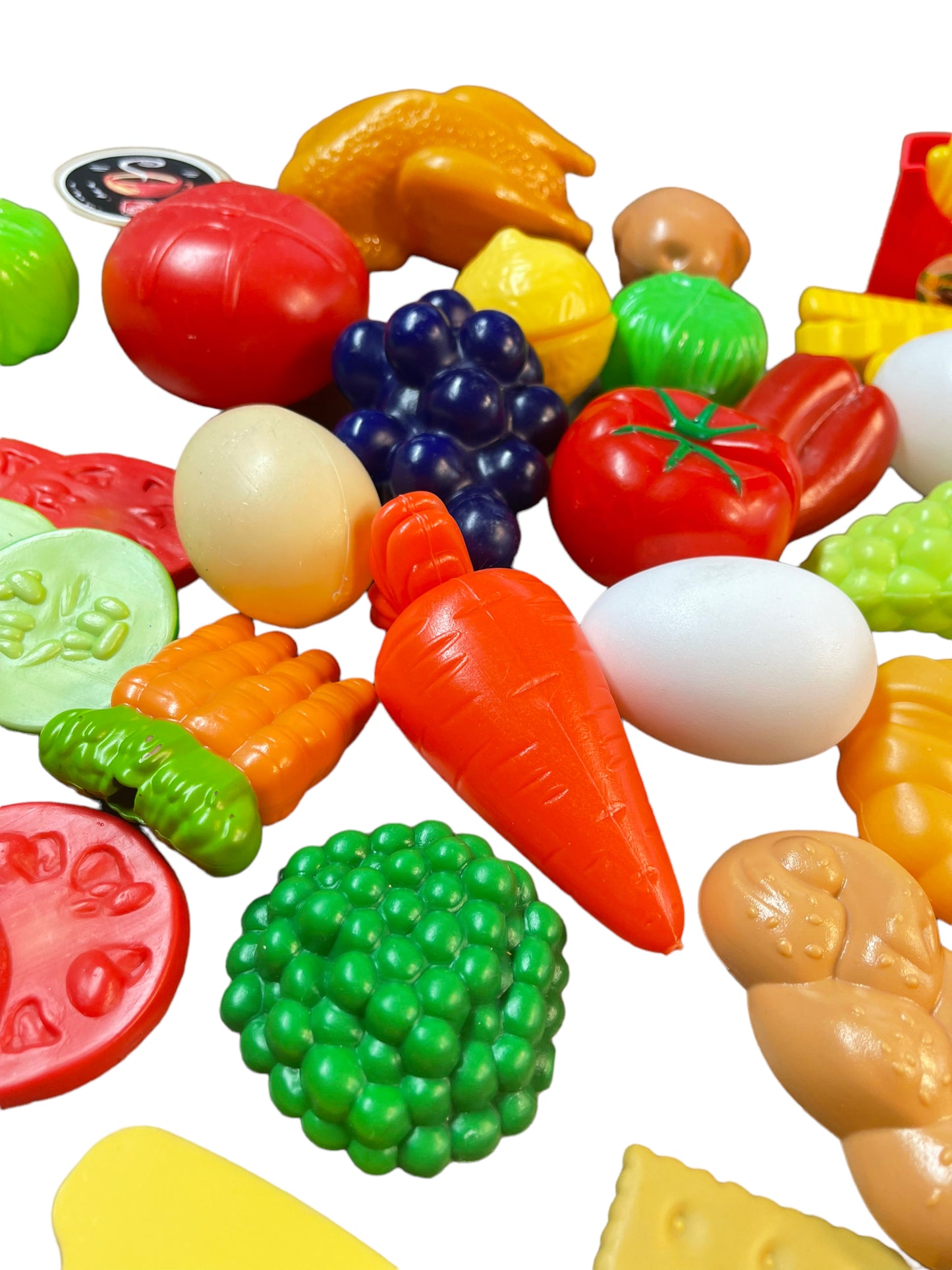 Large Mixed Lot of Plastic Play Food for the Chef in the Family! GUC