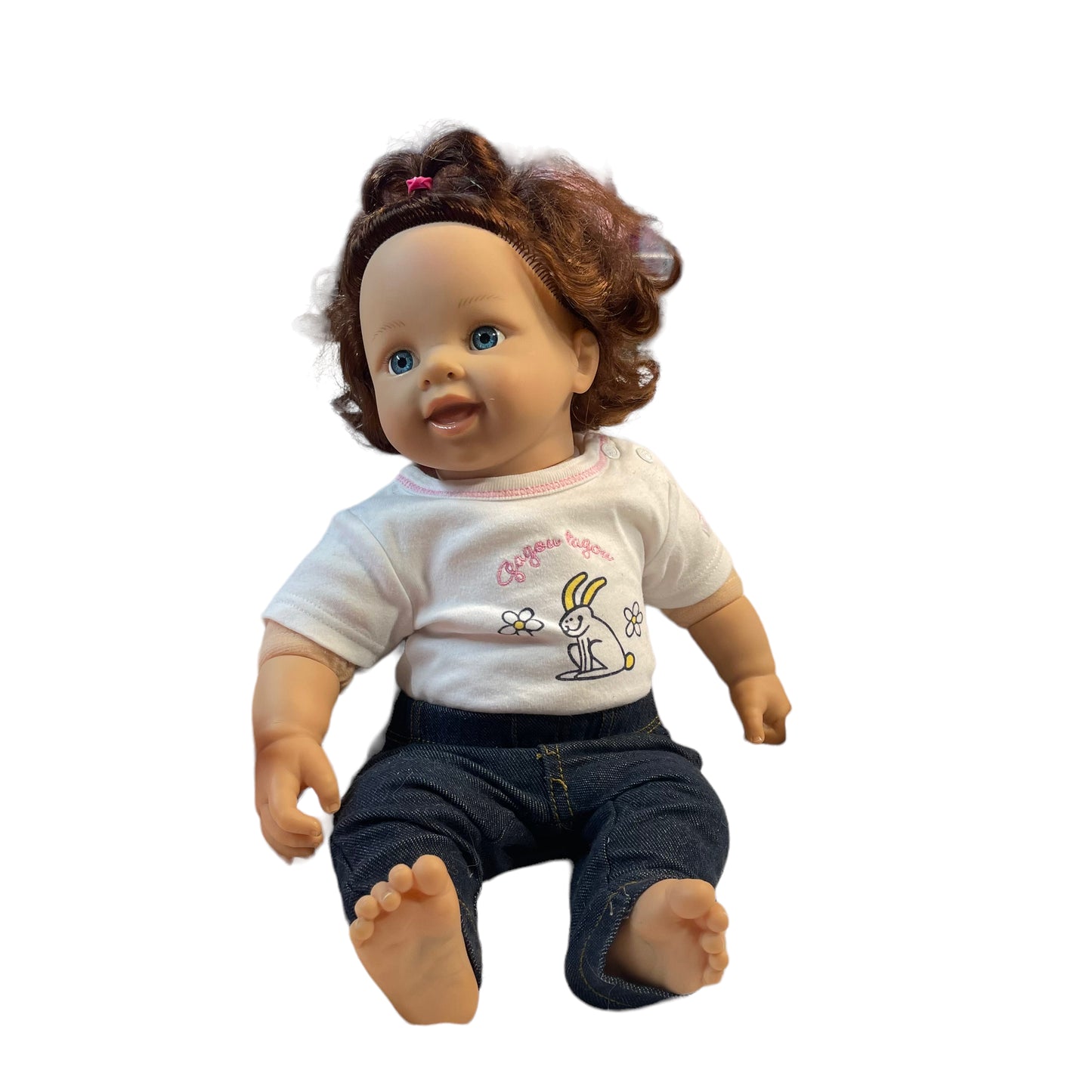 iToy Beautiful Baby Doll, Realistic Weighted, Exquisitely Detailed,  Soft Cloth Body