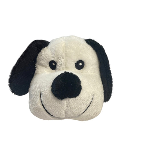 Melissa and Doug Black&White 9" Plush PuppyStuffed Animal Toy, Embroidered Face, Spot on Tummy