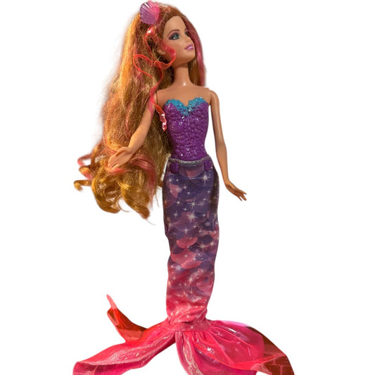 Mattel Barbie and The Secret Door Transforming Princess Romy Doll, Sparkling in Pink & Purple!