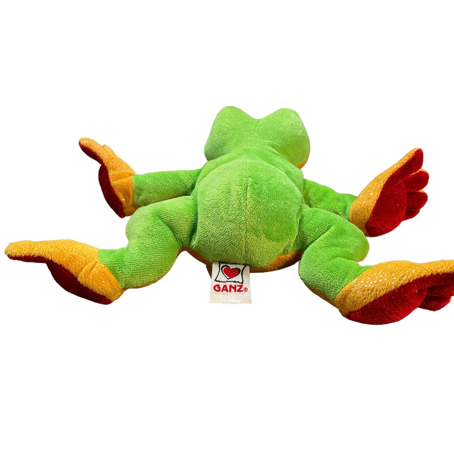 Ganz Webkinz Plush Red Eyed Tree Frog Stuffed Animal Preowned GUC