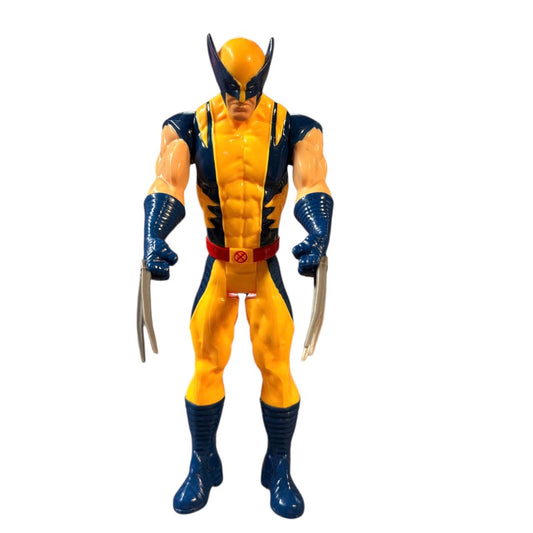 Marvel Titan Hero Series X-Men Wolverine Action Figure, Long Claws in Good Preowned Condition