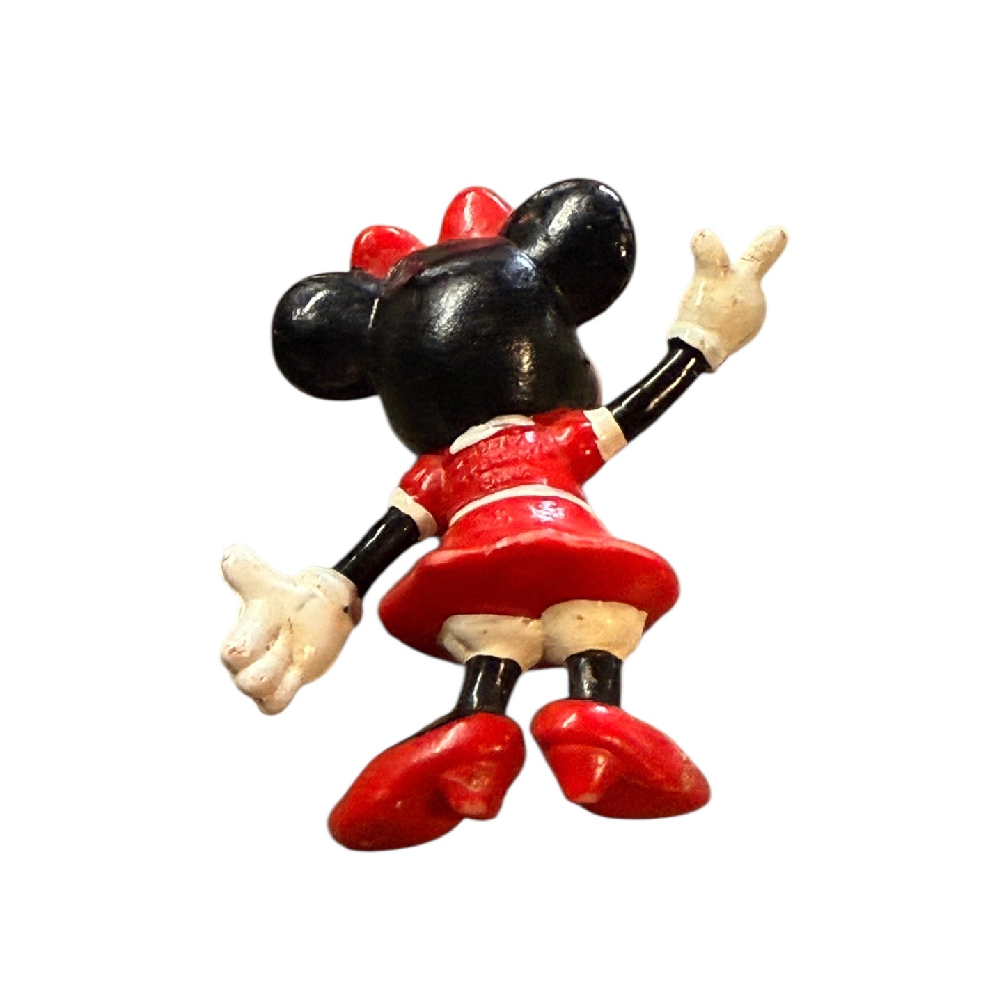 Vintage Disney Mickey & Minnie Action Figures PVC Toys or Cake Topper Miniatures in GUC