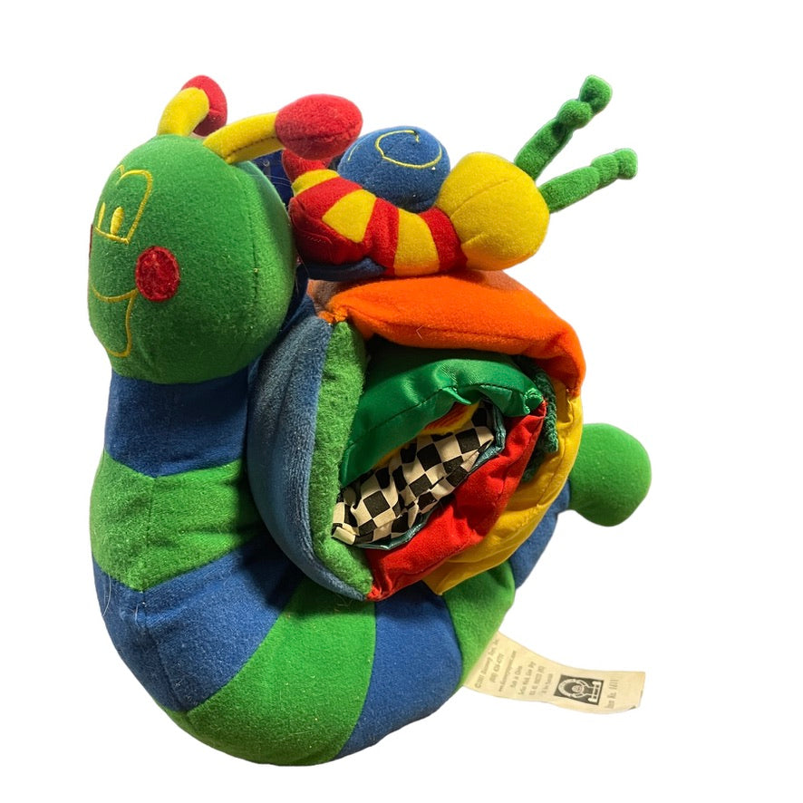 Discovery Toys Shelly the Sensory Snail Multi-Sensory Activity Plush, Crinkle, Mirrored Toy