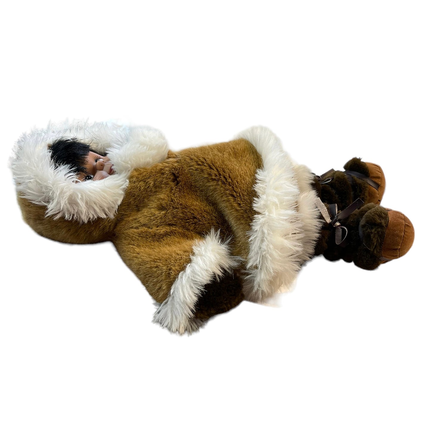 Kipmik, 'Kimmie' Doll in Traditional Inuit Dress with Removable Parka and detailed Mukluks