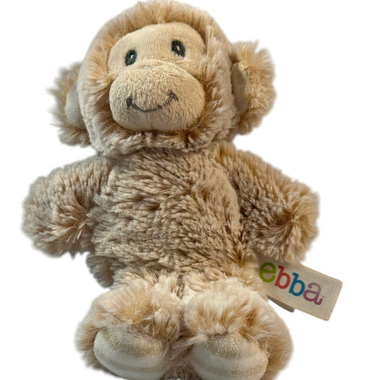 Aurora Ebba Marlow Monkey 7" Rattle Plush Lovey Stuffed Animal Toy, Silky & Wonderful!