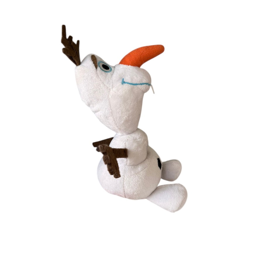 Disney 7" Olaf Plush Stuffed Toy Snowman from Frozen, Preowned and in Great Condition!