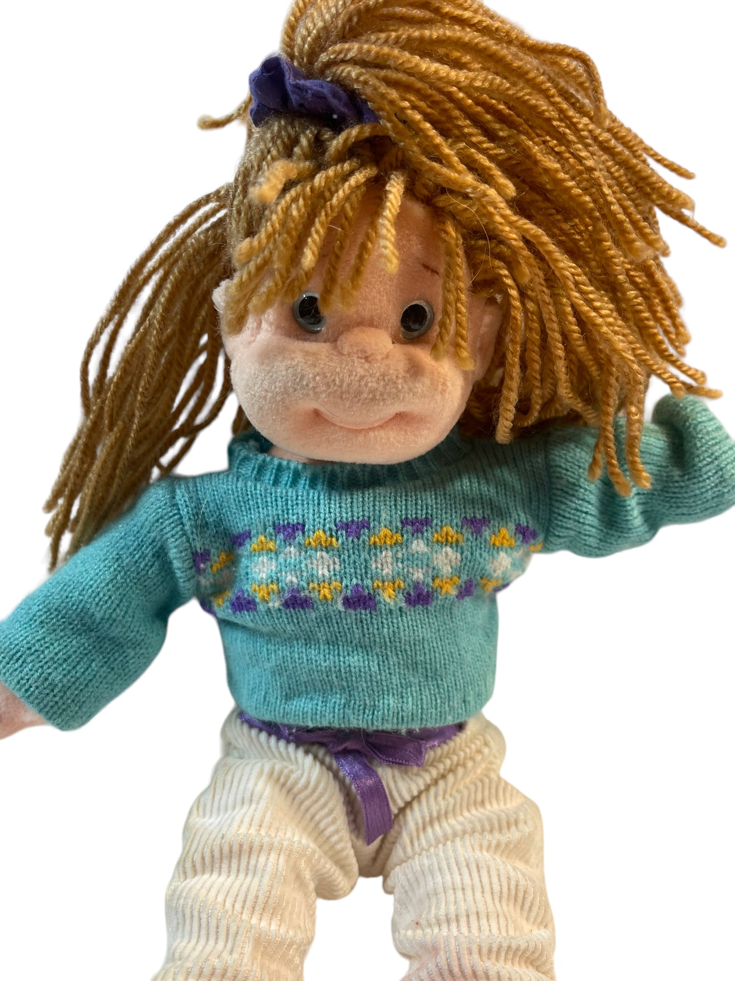 Cool Cassisy, 14" Ty Beanie Bopper Plush Doll with Freckles EUC