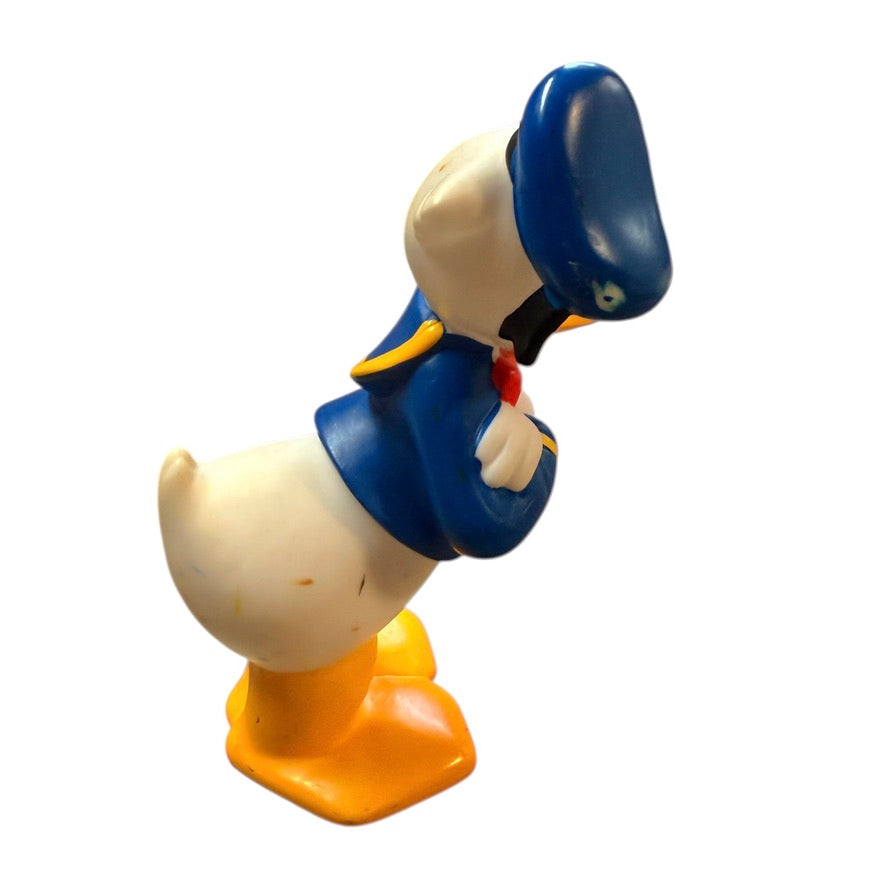 Angry Donald Duck Vintage 5" PVC Figure in Classic Sailor Suit in Good Preowned Condition
