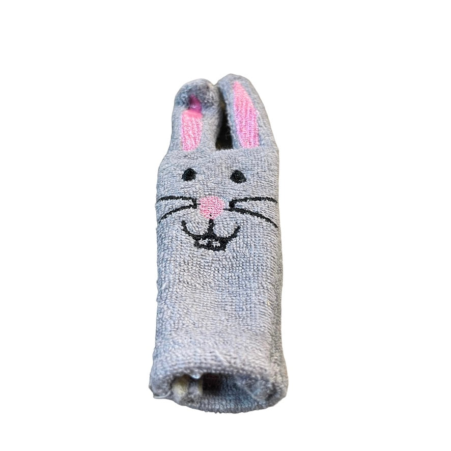 Set of 10 Fabric Animal Finger Puppets in EUC