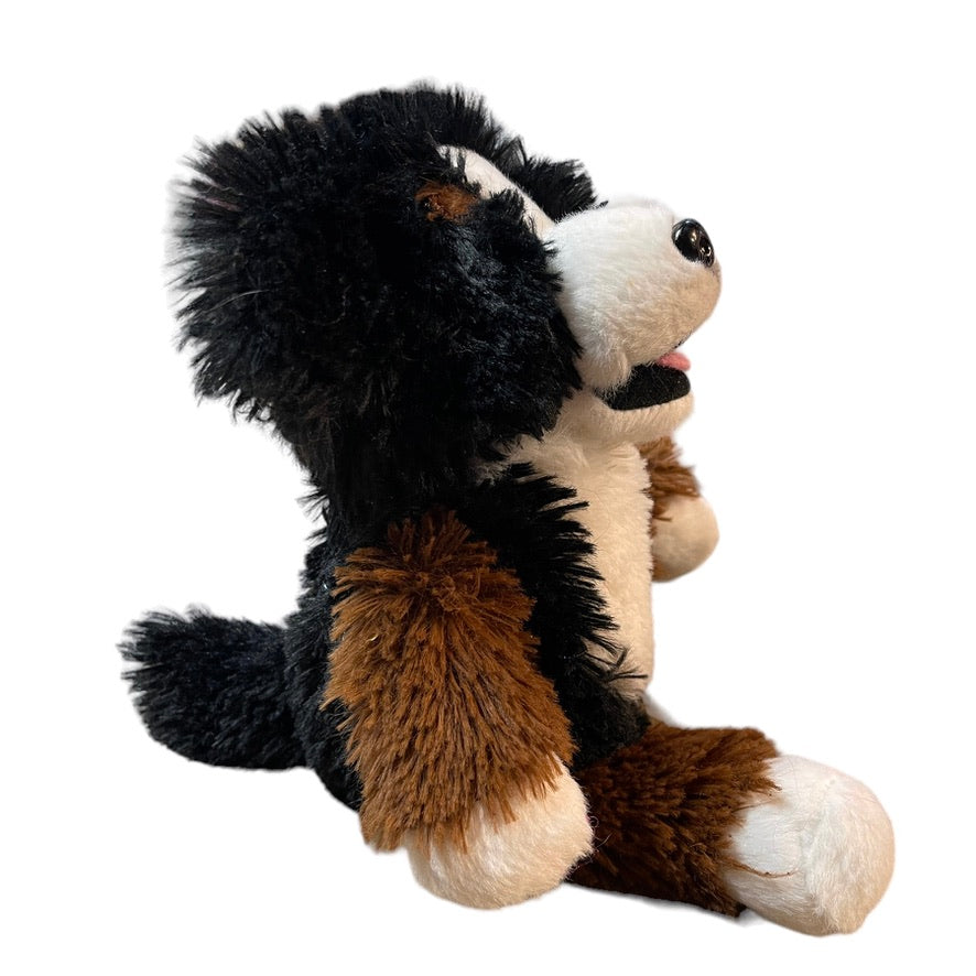 Kinder Bernese Mountain Dog Stuffed Animal Plush Toy in Good Preowned Condition