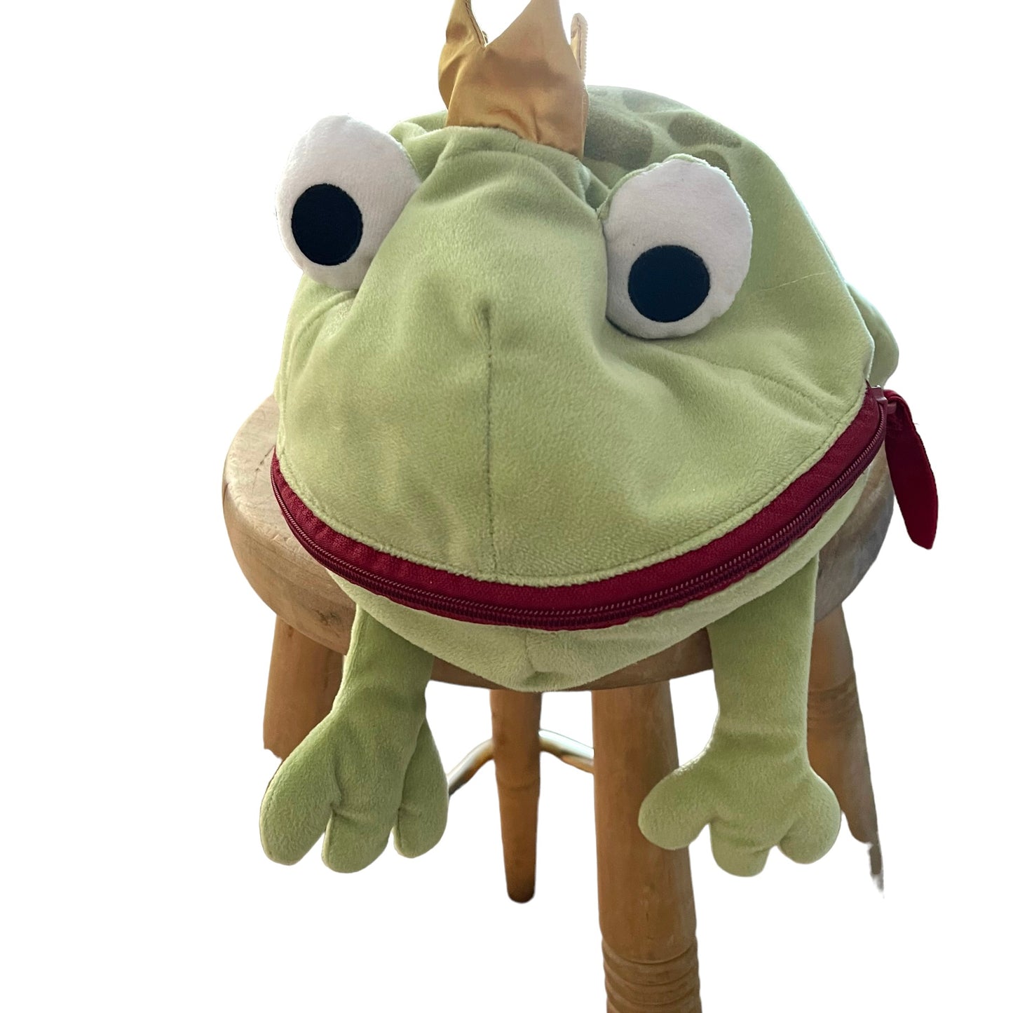 Ikea Frog Prince Large Zippered Pyjama Bag, Complete with a Crown and a Yummy Fly!