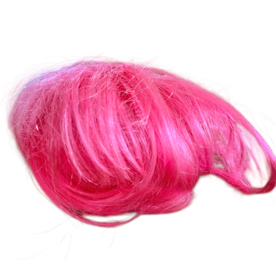 Build-A-Bear Hot Pink Short Wig/Hairpiece