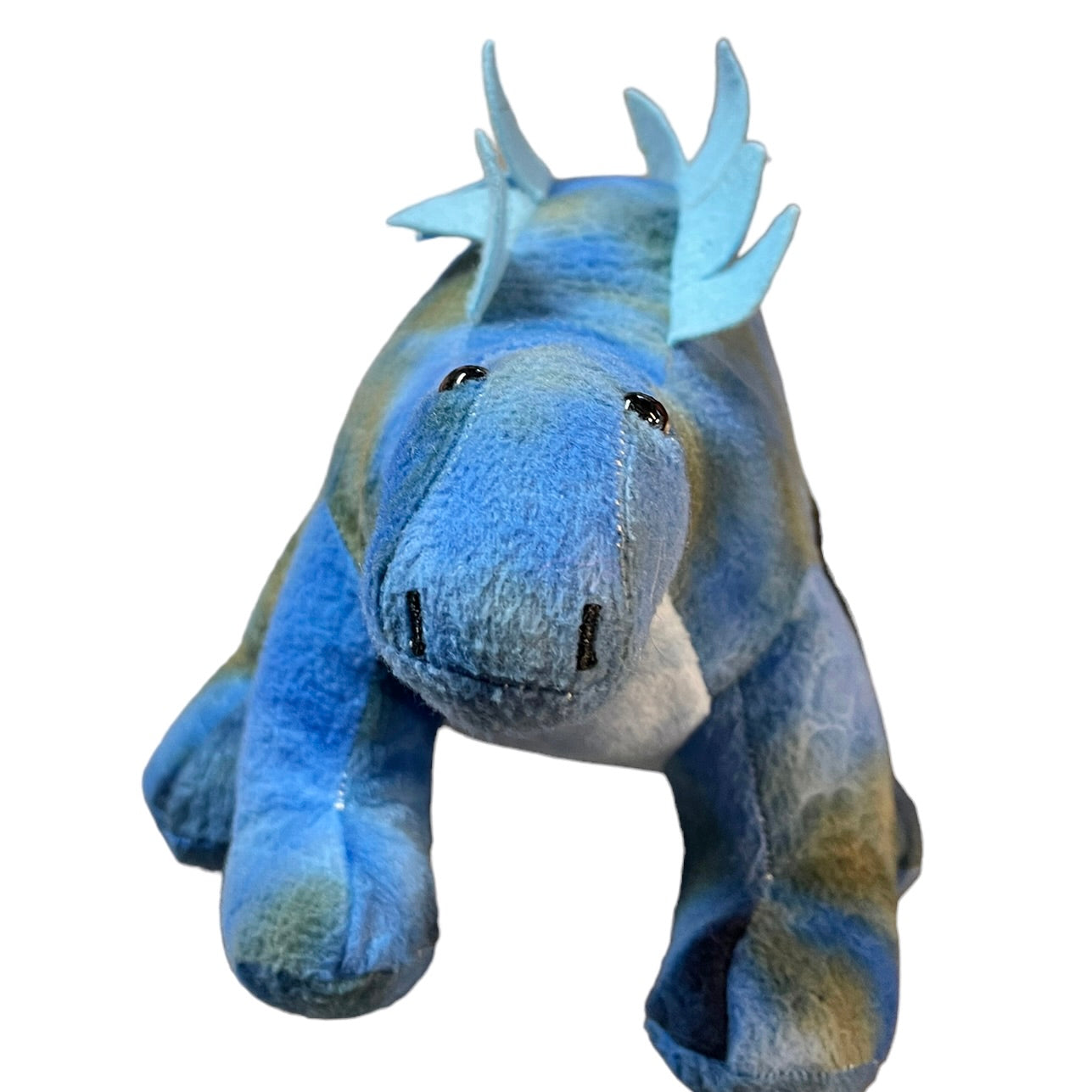 Kid's Connect 14" Blue Stegasaurus, 9" Corduroy Plush Soft Toy T-Rex in GUC