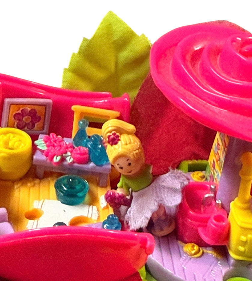 Polly Pocket Rose Cottage Hideaway Playset from 1997, Complete, in Excellent Preowned Condition