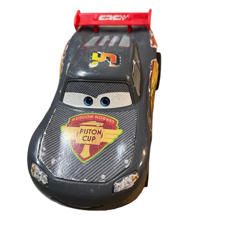 Disney Pixar Lightening McQueen Charcoal Pullback Racer in GUC