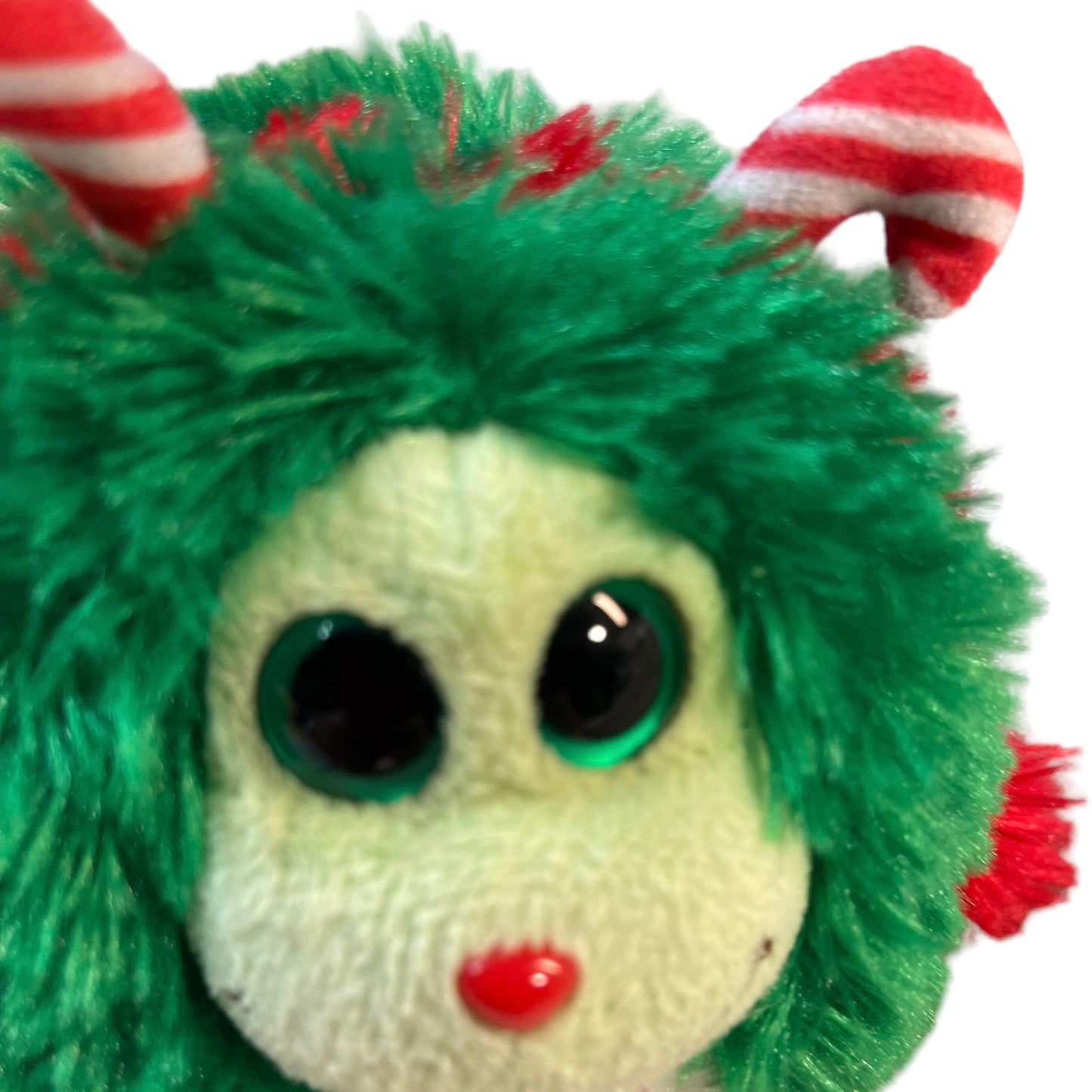 Ty Monstaz Holly Plush Christmas Red&Green 5" Beanbag Stuffed Animated Toy