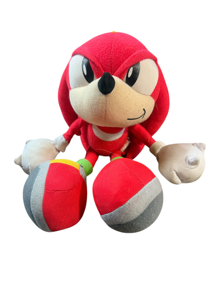 Jakks Pacific Sega Gaming Sonic the Hedgehog Knuckles Stuffed Animal Plush Toy