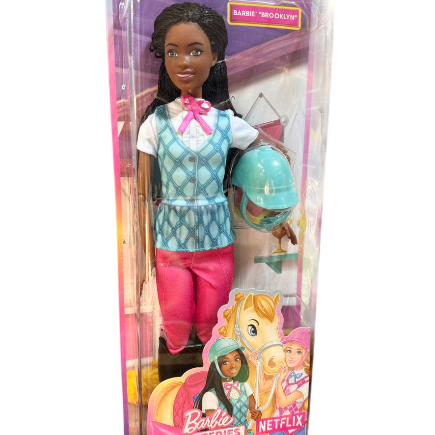 Barbie Brooklyn Doll from the Great Horse Chase Netflix Mysteries, Preowned in Unopened Box