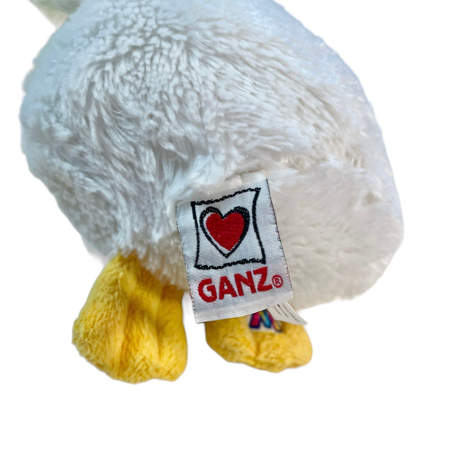 Ganz Webkinz White Duck Plush Stuffed Animal Toy No Code