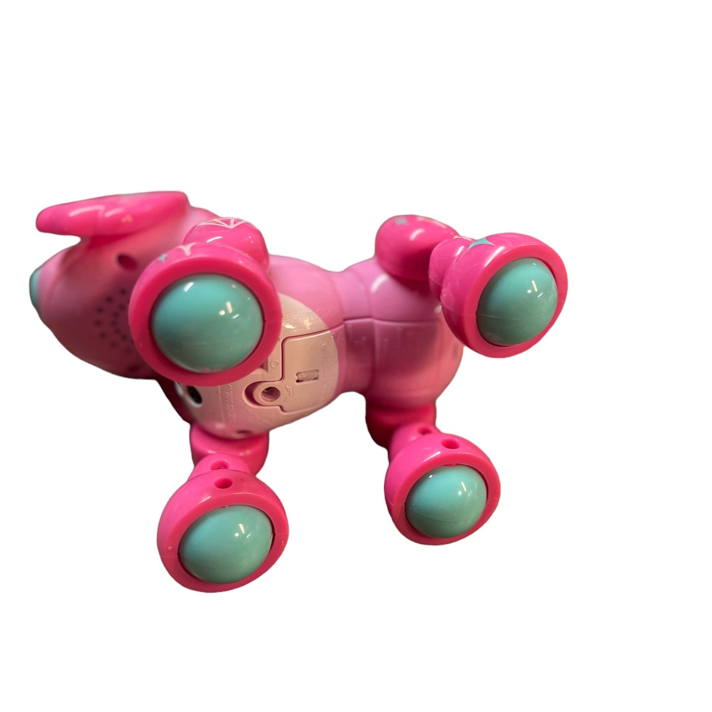 Zoomer Zuppies Pink Poodle Interactive Robot Toy, Sniffs, Barks. Whimpers  & Growls Eyes Light Display