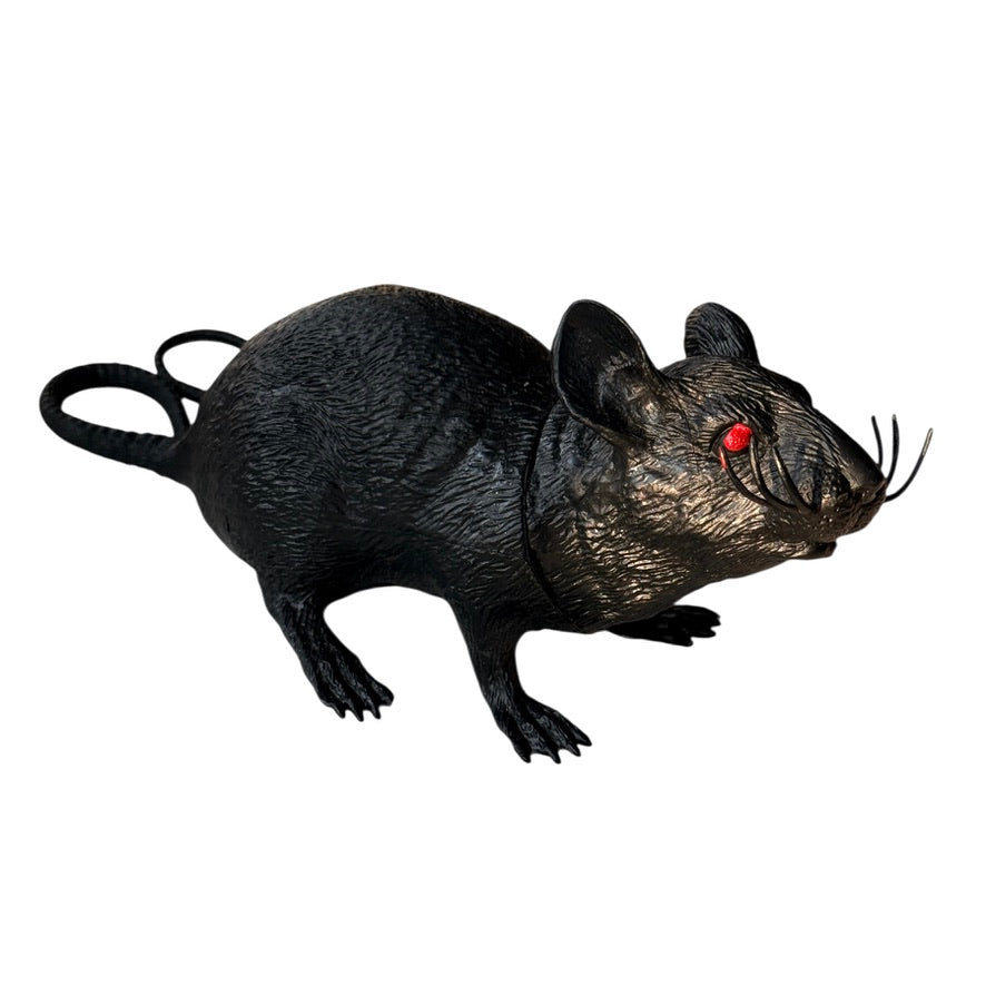 Rat! Yikes! Lifelike Plastic Rat, Just Ready to Scare the Bejebbers Out of Your Besties! in EUC
