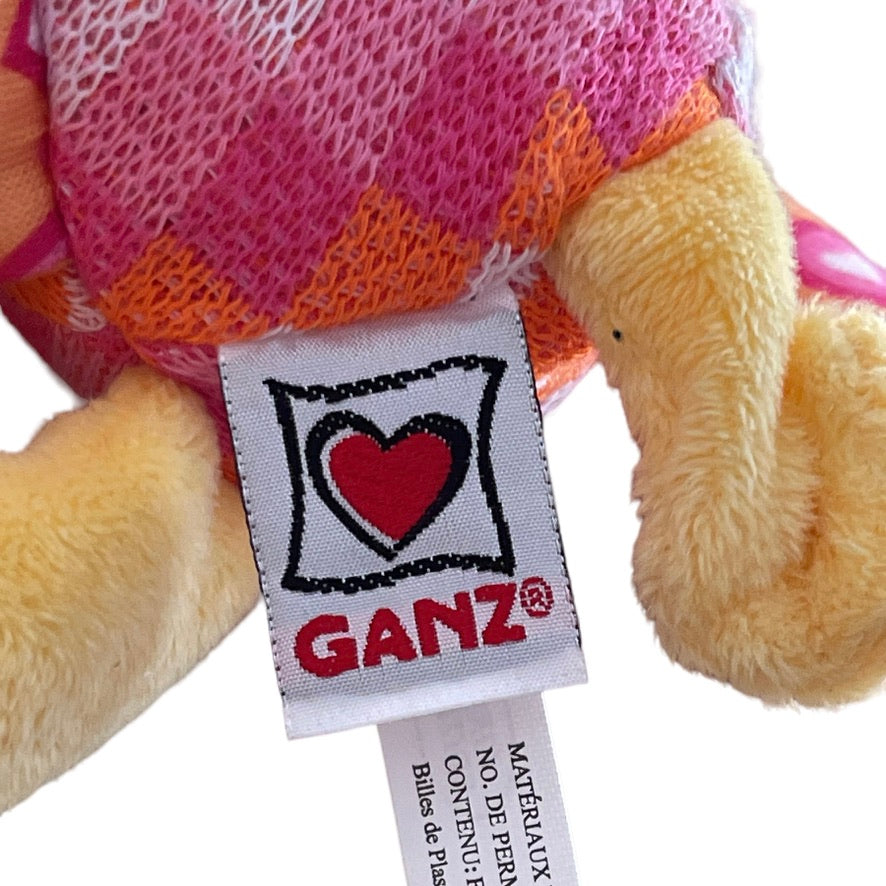 Ganz First Edition Yellow/Pink Portia Pig with Friendship Bracelet