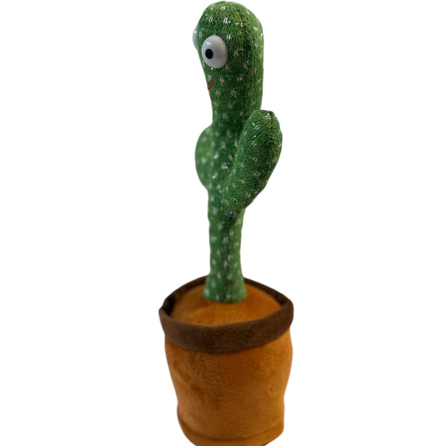 Dancing Cactus, Interactive Plush, It Sings, Glows, Dances and Repeats Whatever You Say! EUC