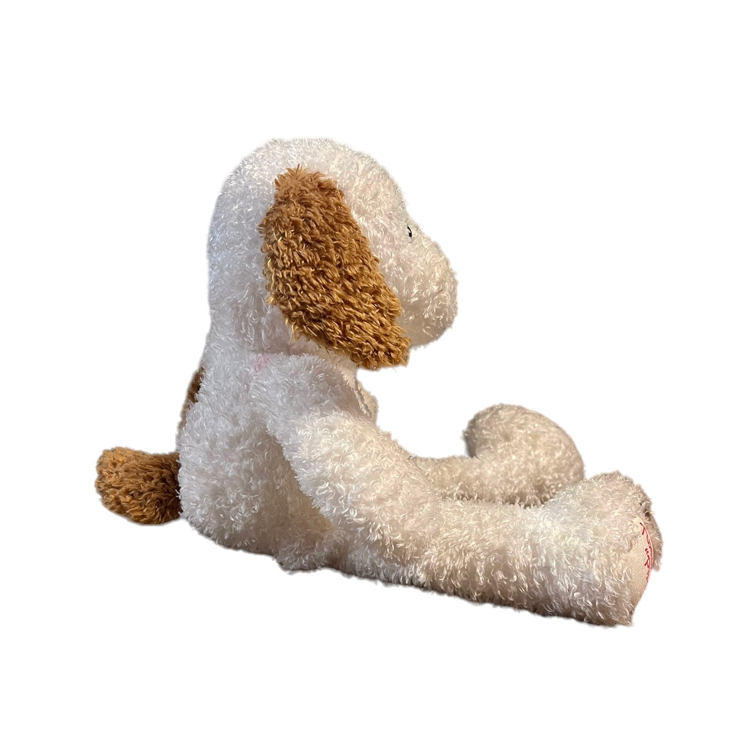 Tweakie P. Piper Long Legged Puppy Dog by Phebe Phillips White Brown Eye Patch, Tail & Ears