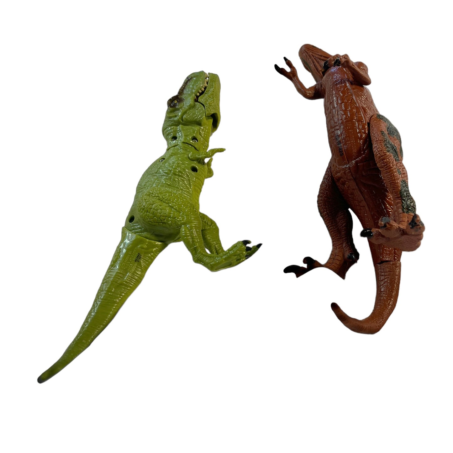 T-Rex Lot of 2 Jurassic World Hasbro Battle Wound Damage Dinosaur Chomps & 8" Poseable Dino Toy