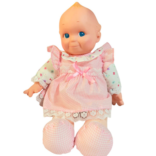 Goldberger Vintage !999 KEWPIE Doll, Moulded Curls, Painted Eyes, Original Clothes, Preowned
