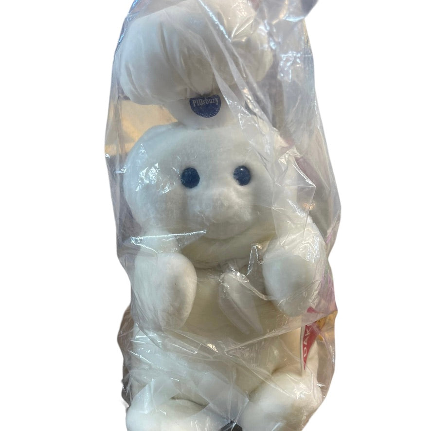 Dakin Poppin' Fresh Pillsbury Doughboy 13" Puppet in Like New Preowned Condition