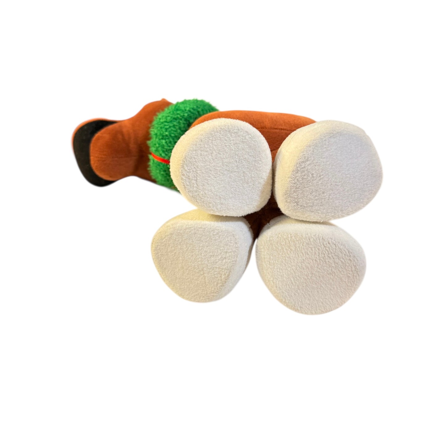 Beverly Hills Teddy Bear Co. Big Eyed Horse Plush with Musical Christmas Wreath with Lights