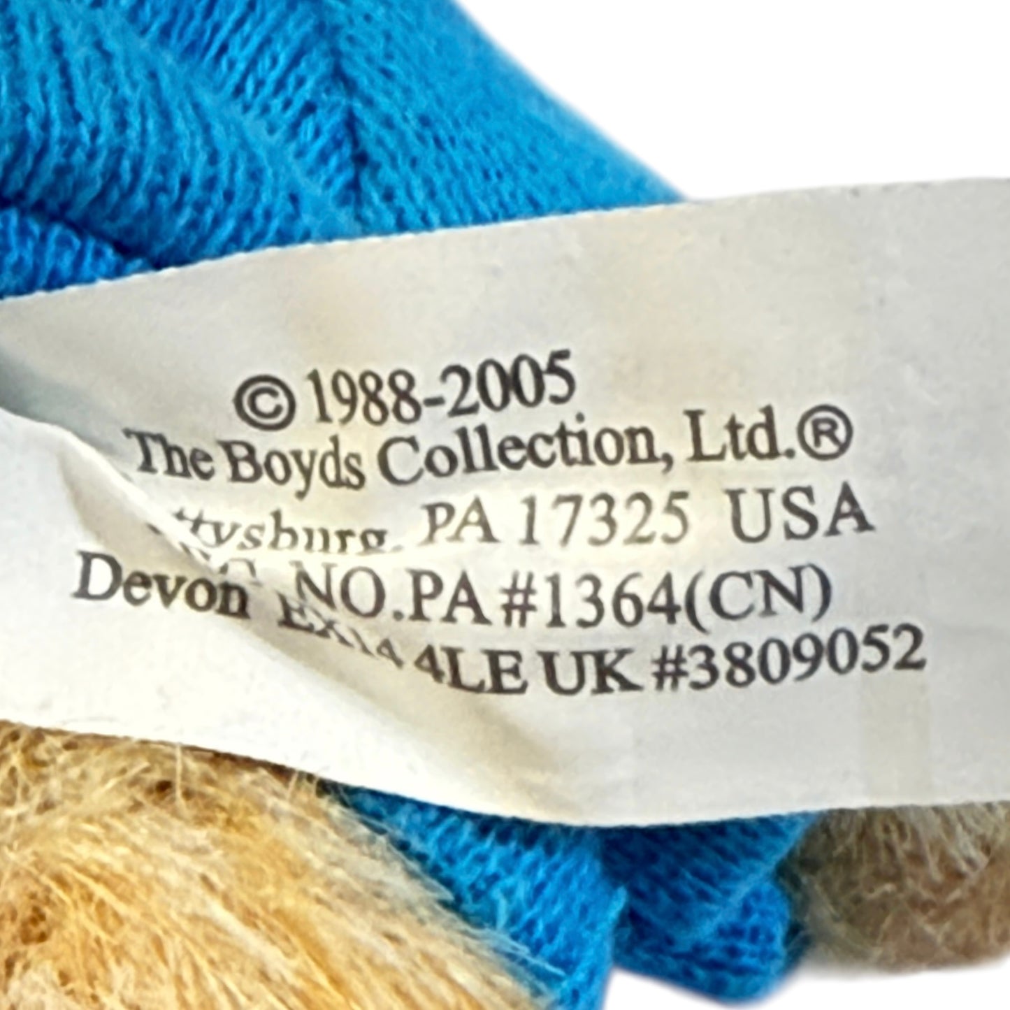 Boyd's Bears "Thanks, Thinking of Ya" Series 4 Articulated 4" Teddy Bear, with Tags in VGUC