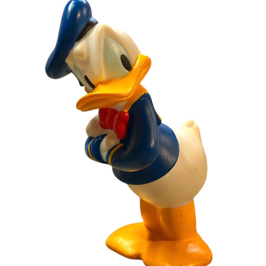 Angry Donald Duck Vintage 5" PVC Figure in Classic Sailor Suit in Good Preowned Condition