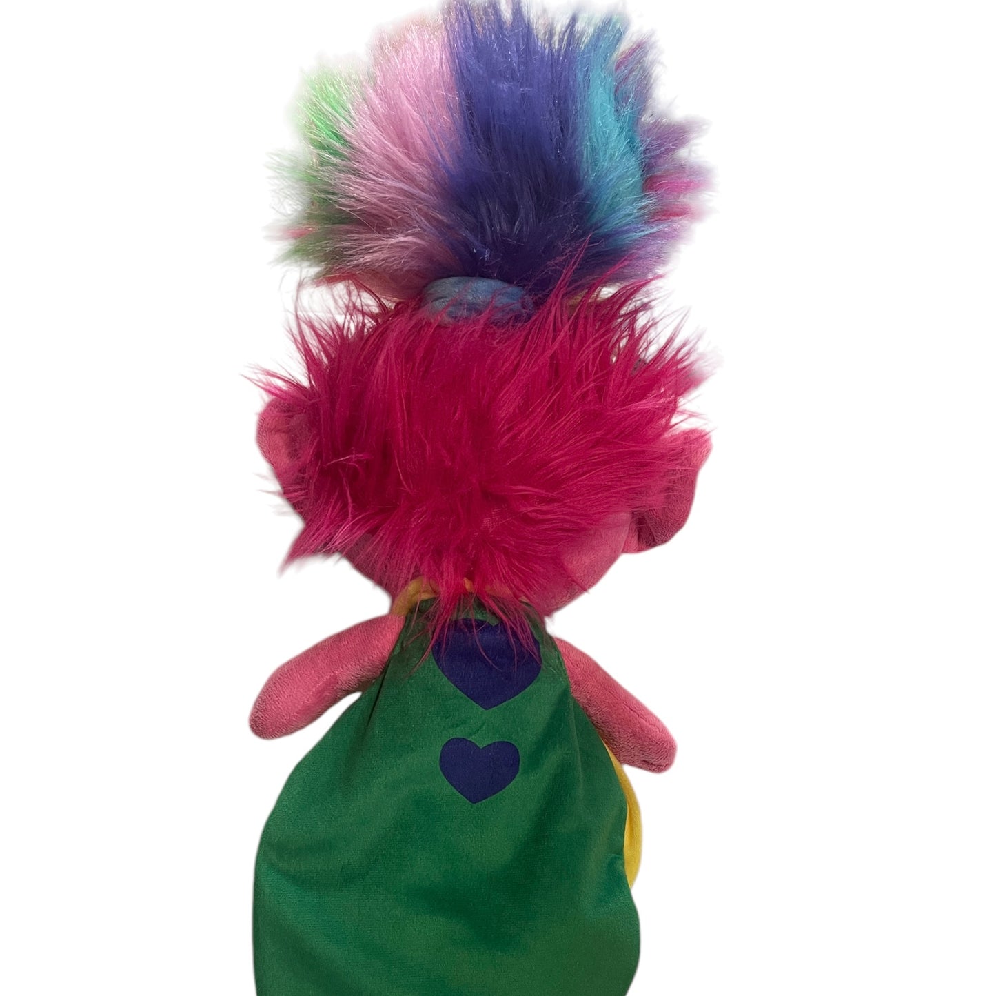 Dreamworks Trolls World Tour 20" Poppy Plush Doll, Embroidered Features, Wild Rainbow Hair,