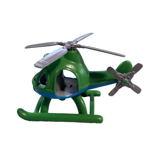 Green Toys Helicopter 100% Recycled Plastic Made in the USA in Excellent Preowned Condition