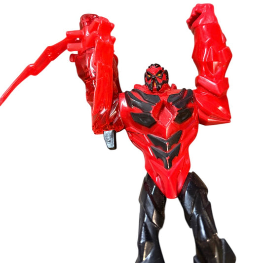 Max 2012 Steel Blade Dredd  Attack 7" Action Figure Red & Black