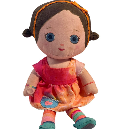 Mooshka Tots Doll Stuffed Animal Toy Kids Colourful Clothing, Pretty Bracelets Doll Only