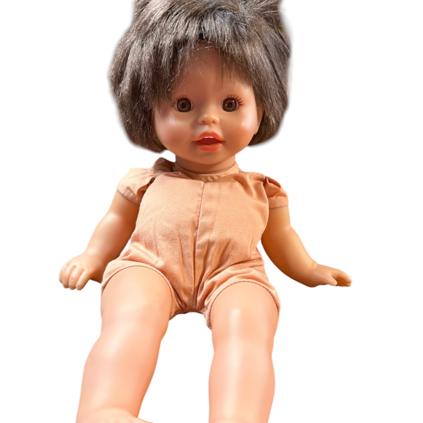 Little Mommy Sweet as Me Mattel Brown Eyed Brunette Baby Doll in Great Preowned Condition