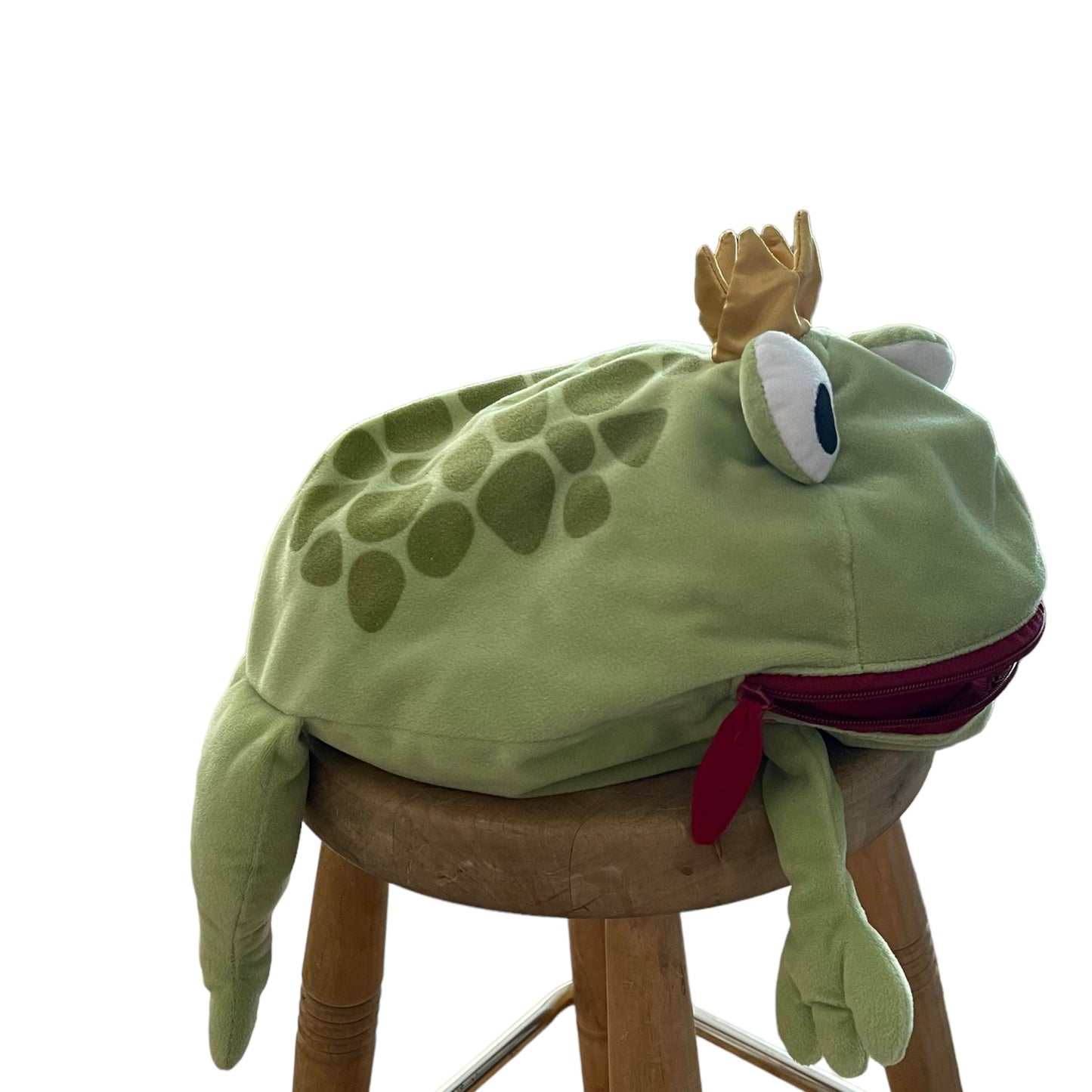 Ikea Frog Prince Large Zippered Pyjama Bag, Complete with a Crown and a Yummy Fly!