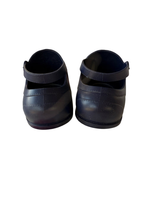 Cabbage Patch Kids Vintage Navy Faux Buckle Shoes in GUC, Some Paint Loss Inside Left Shoe