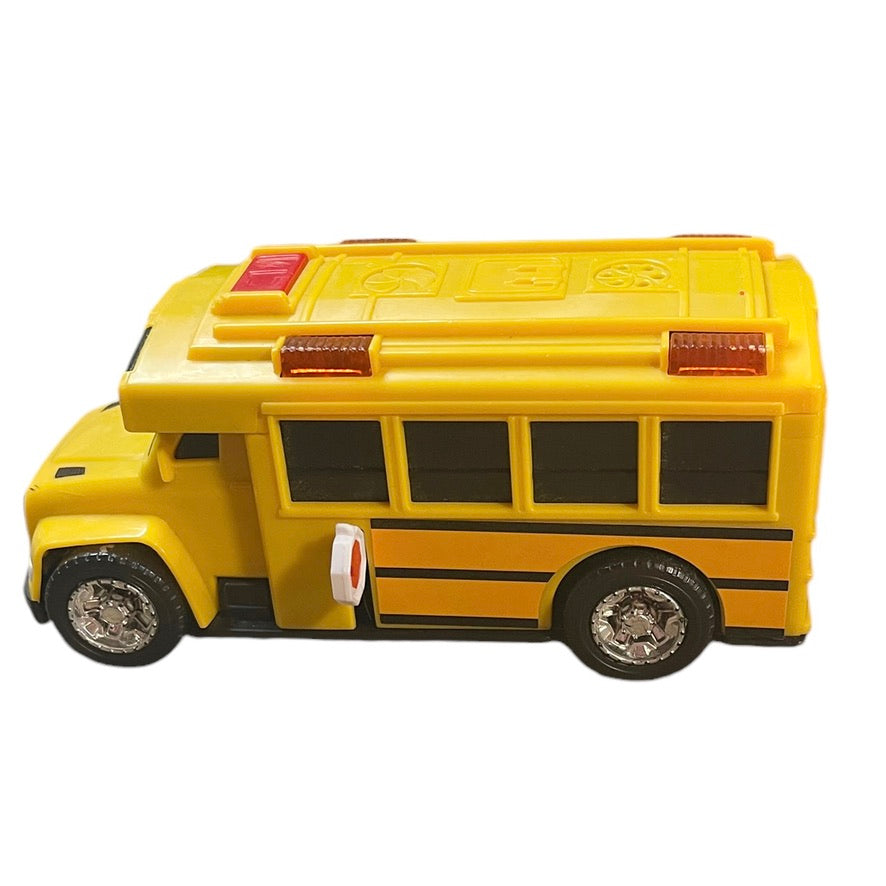 Dickie Yellow School Bus, Working Bus Sounds, Stop Sign & Driver Door in GUC