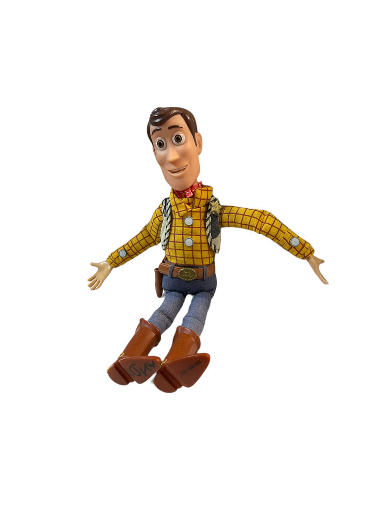 Disney Pixar Toy Story 16" Talking Woody Stuffed Doll Plush in GUC